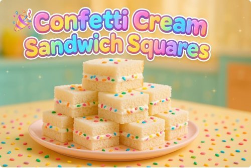 Confetti Cream Sandwich Square