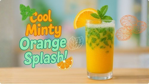 Cool Minty Orange Splash